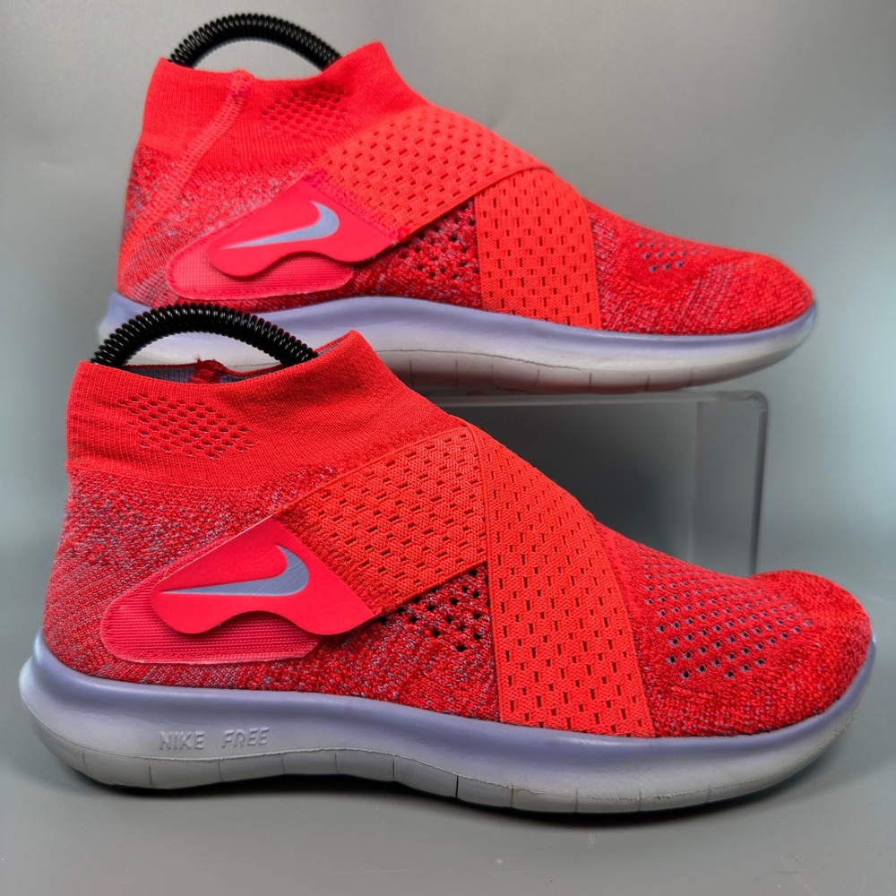 Nike Free RN Motion FK 2017 Womens‎ 7 Running Shoes Solar Red Mid Train Sneaker